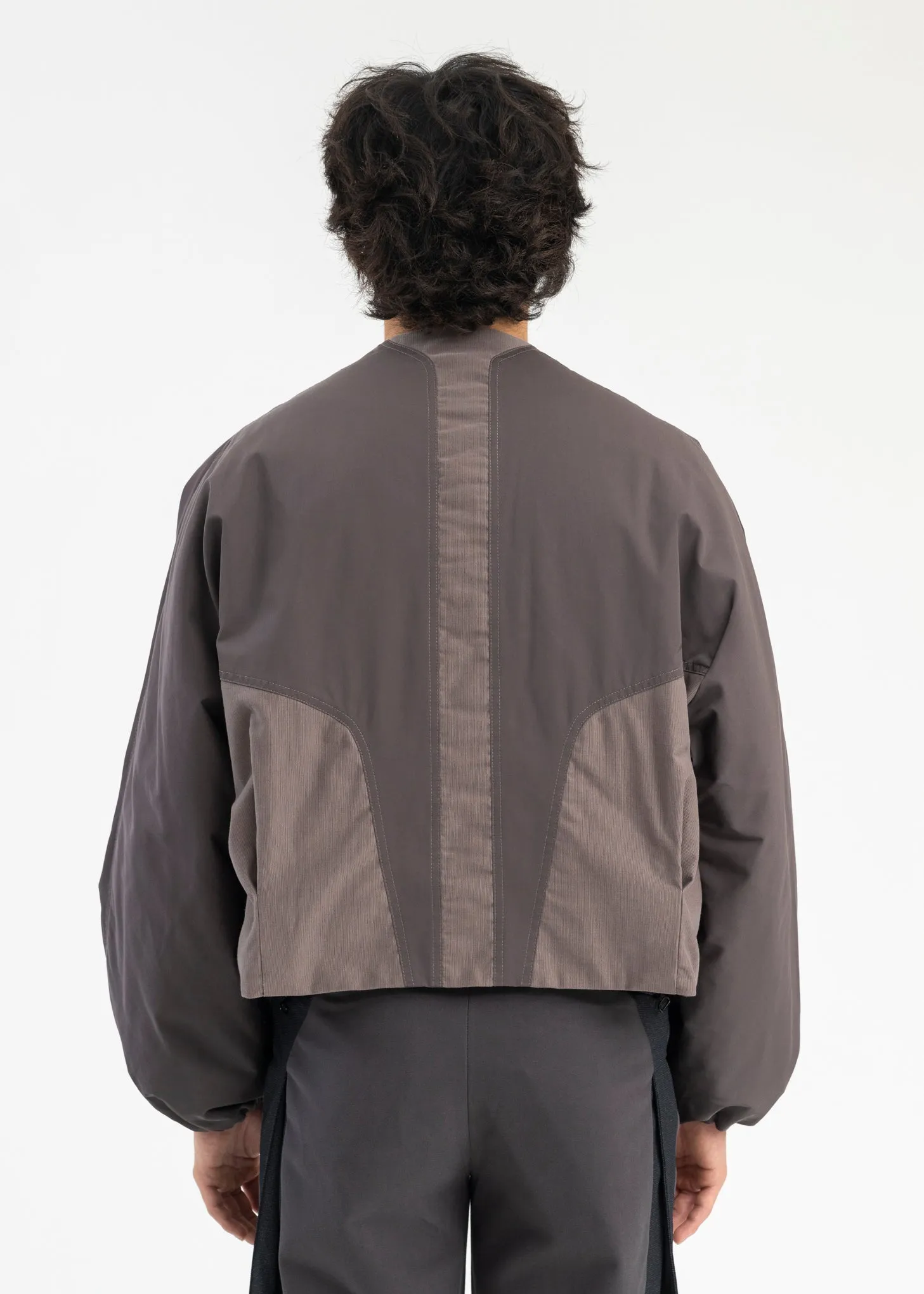 Dark Grey Cropped Jacket