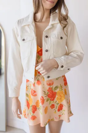 Dion Cropped Denim Jacket