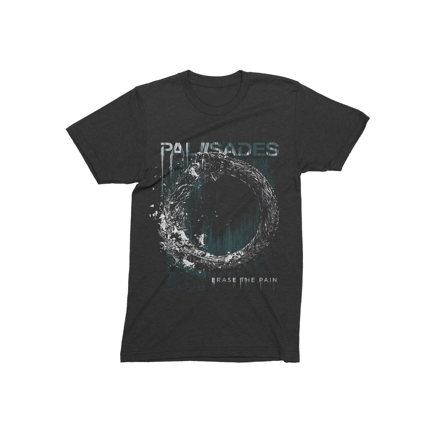 Disintegrate Charcoal Heather Grey T-Shirt