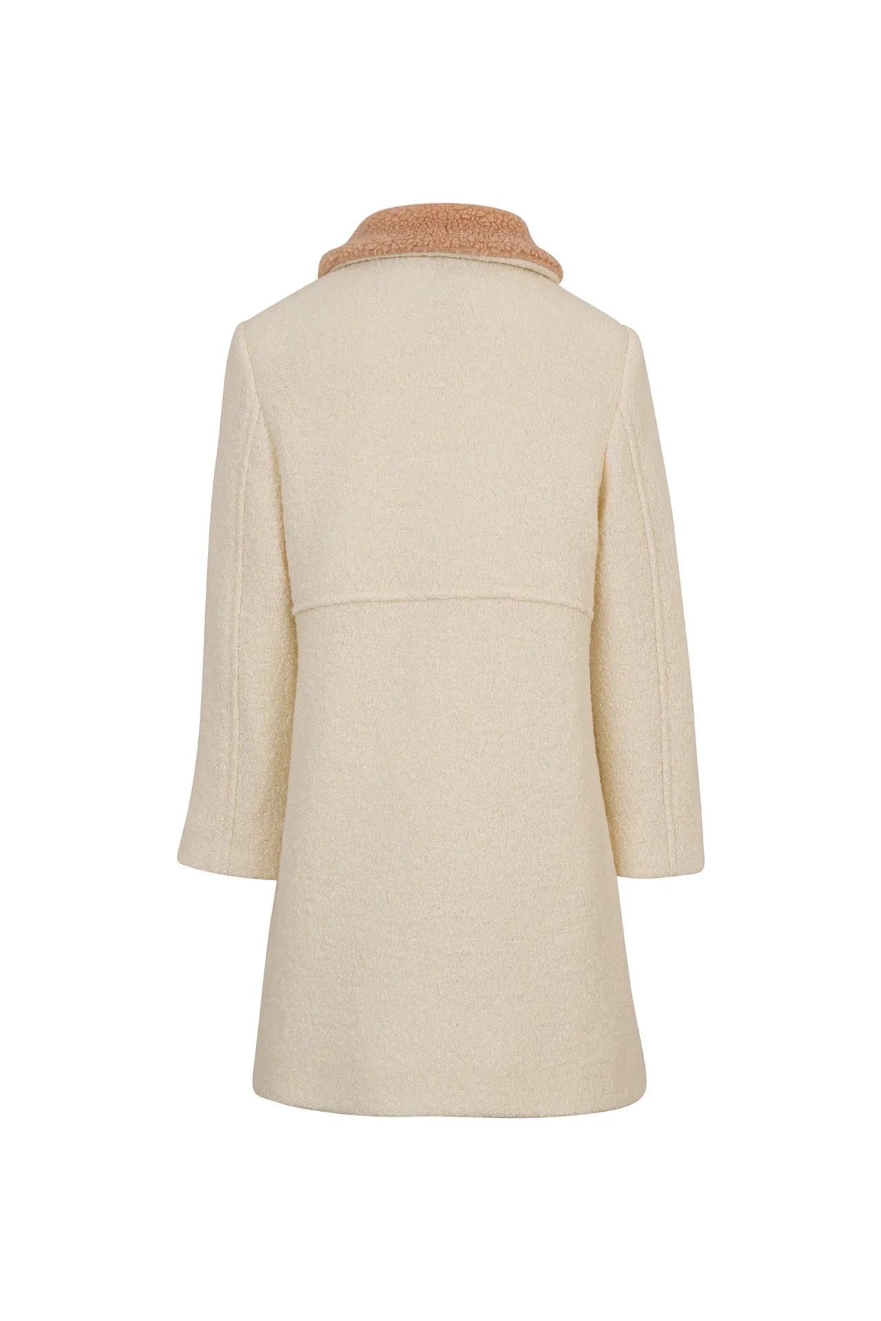 DOUBLE-BREASTED COAT WITH BELT KIDS