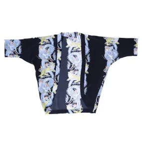 Dragon & Tiger (Kimono Cover-Up) - Black
