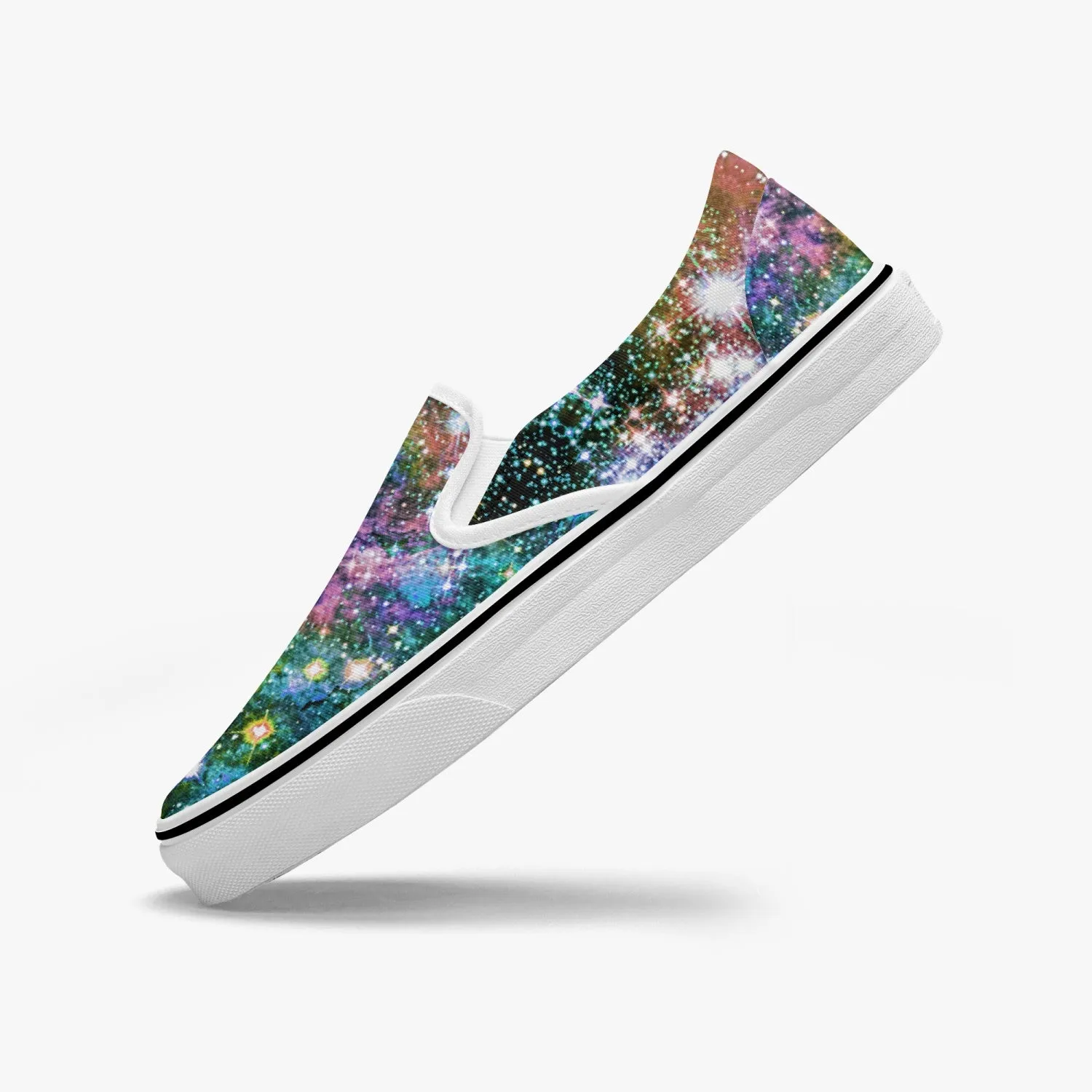 Ekhi Split-Style Psychedelic Slip-On Shoes