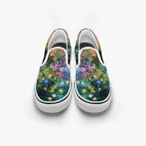 Ekhi Split-Style Psychedelic Slip-On Shoes