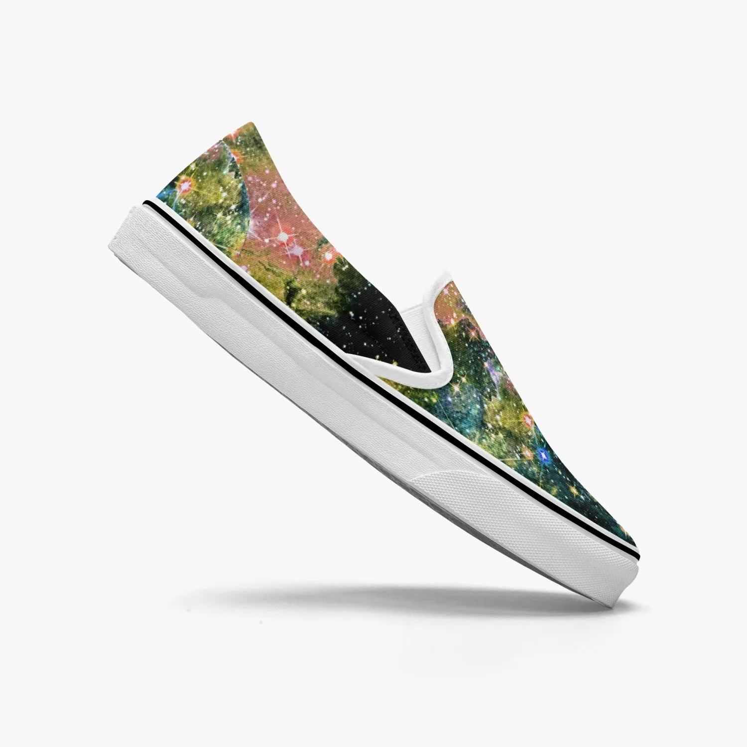 Ekhi Split-Style Psychedelic Slip-On Shoes