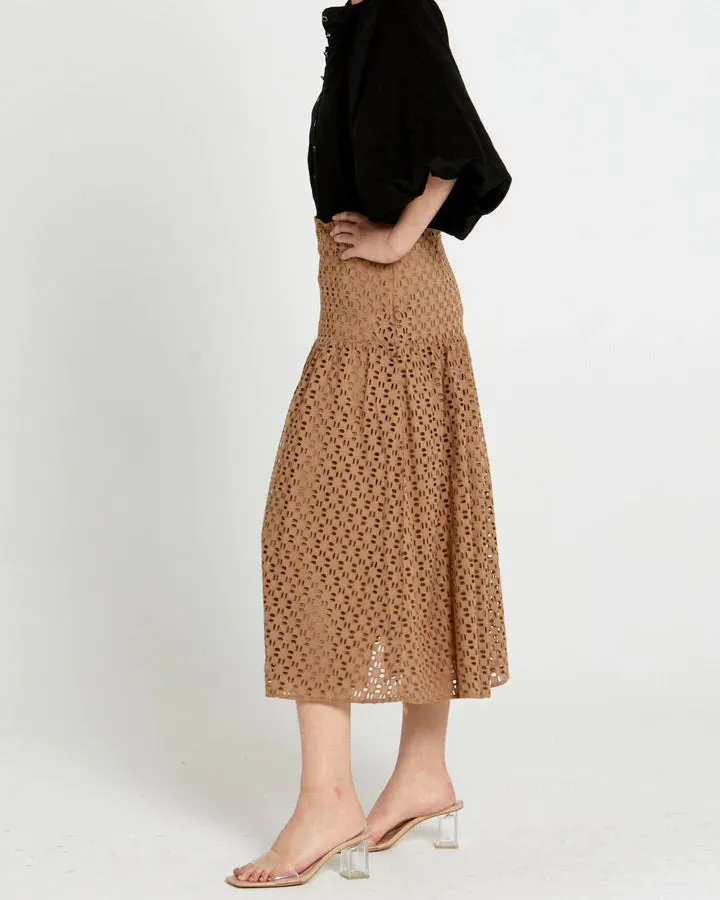 Even If I Could Skirt - Caramel
