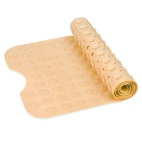 Experia Anti Slip with Suction cup Bath Mat - 100 x 40 cm (Cream Color with Accu-Pebble)