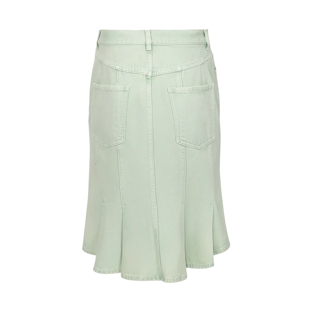 Five-Pocket Denim Skirt