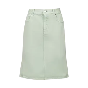 Five-Pocket Denim Skirt