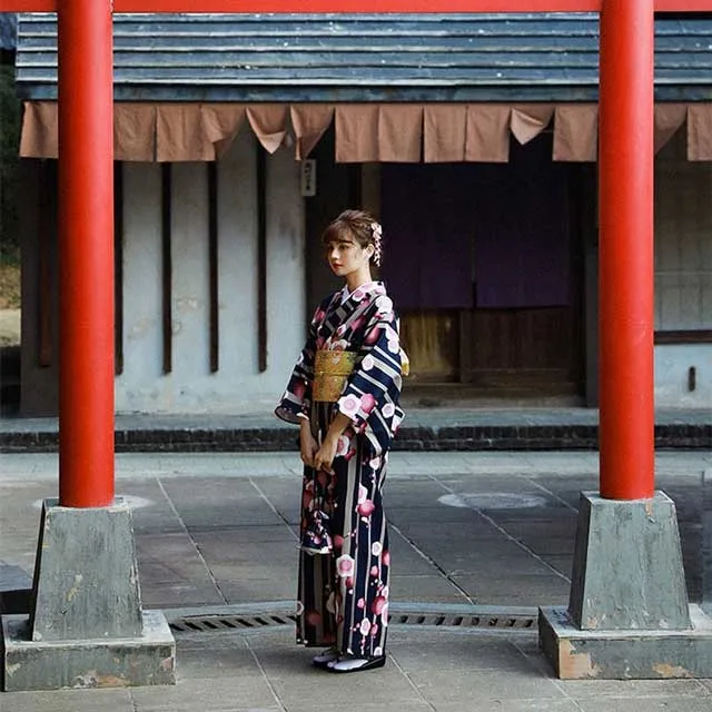 Floral Japanese Yukata