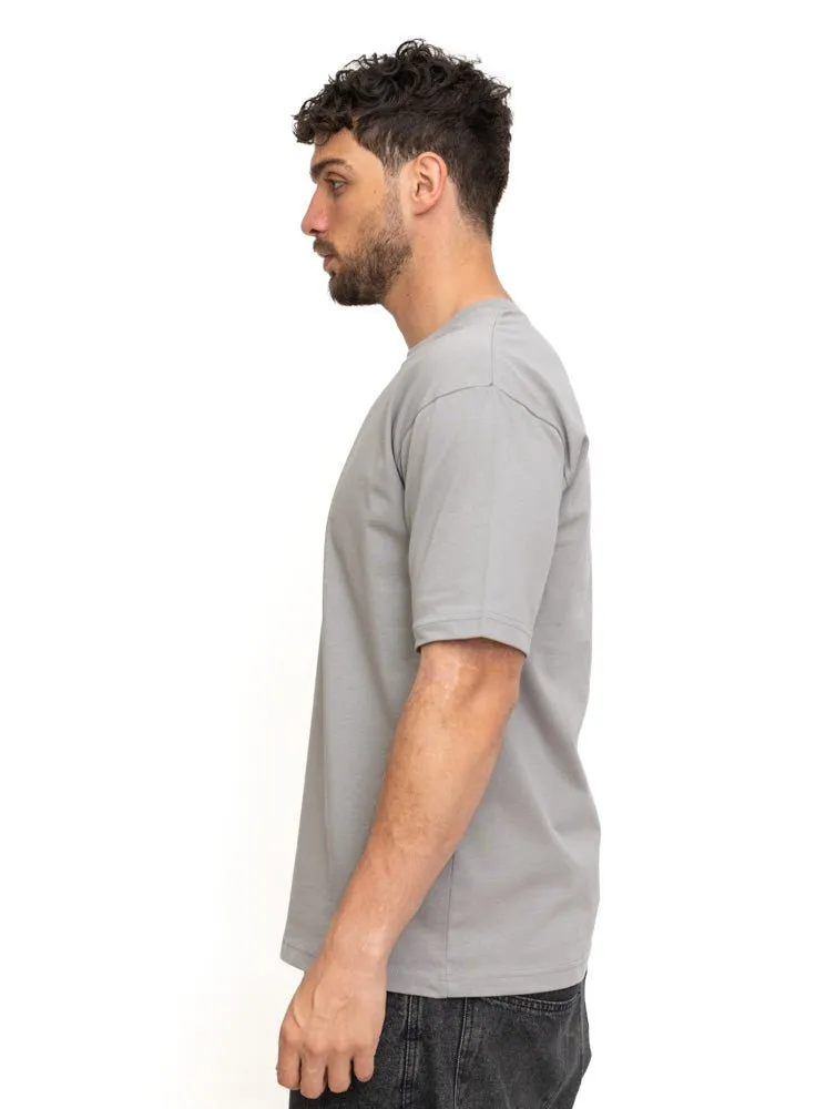 Forest Grey Over Size Round T-Shirt