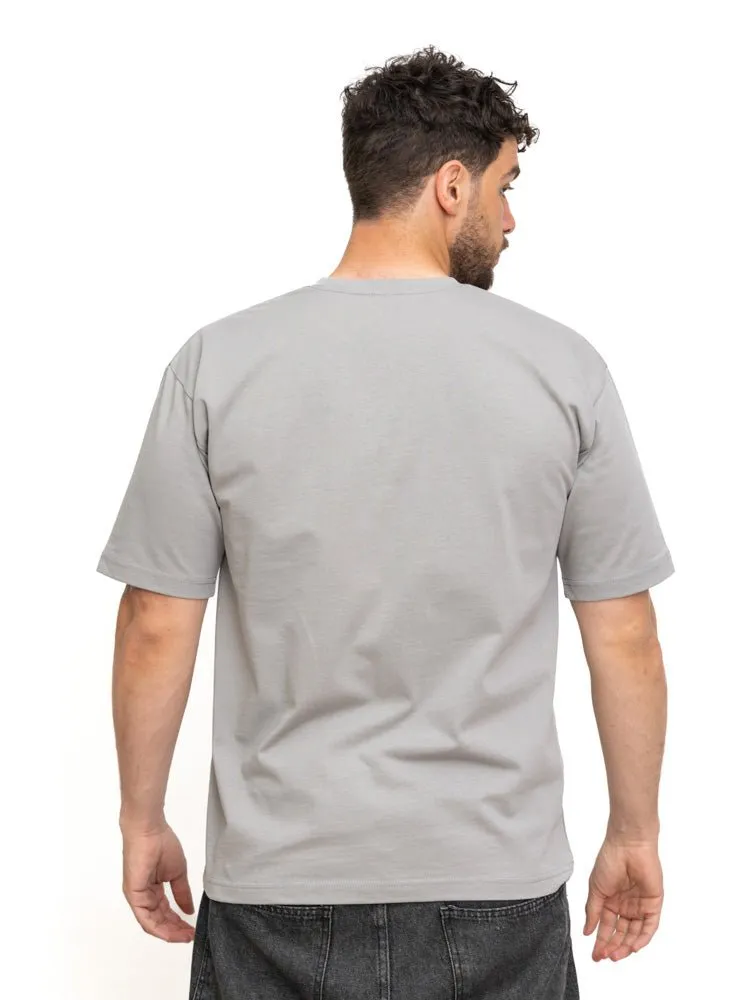 Forest Grey Over Size Round T-Shirt