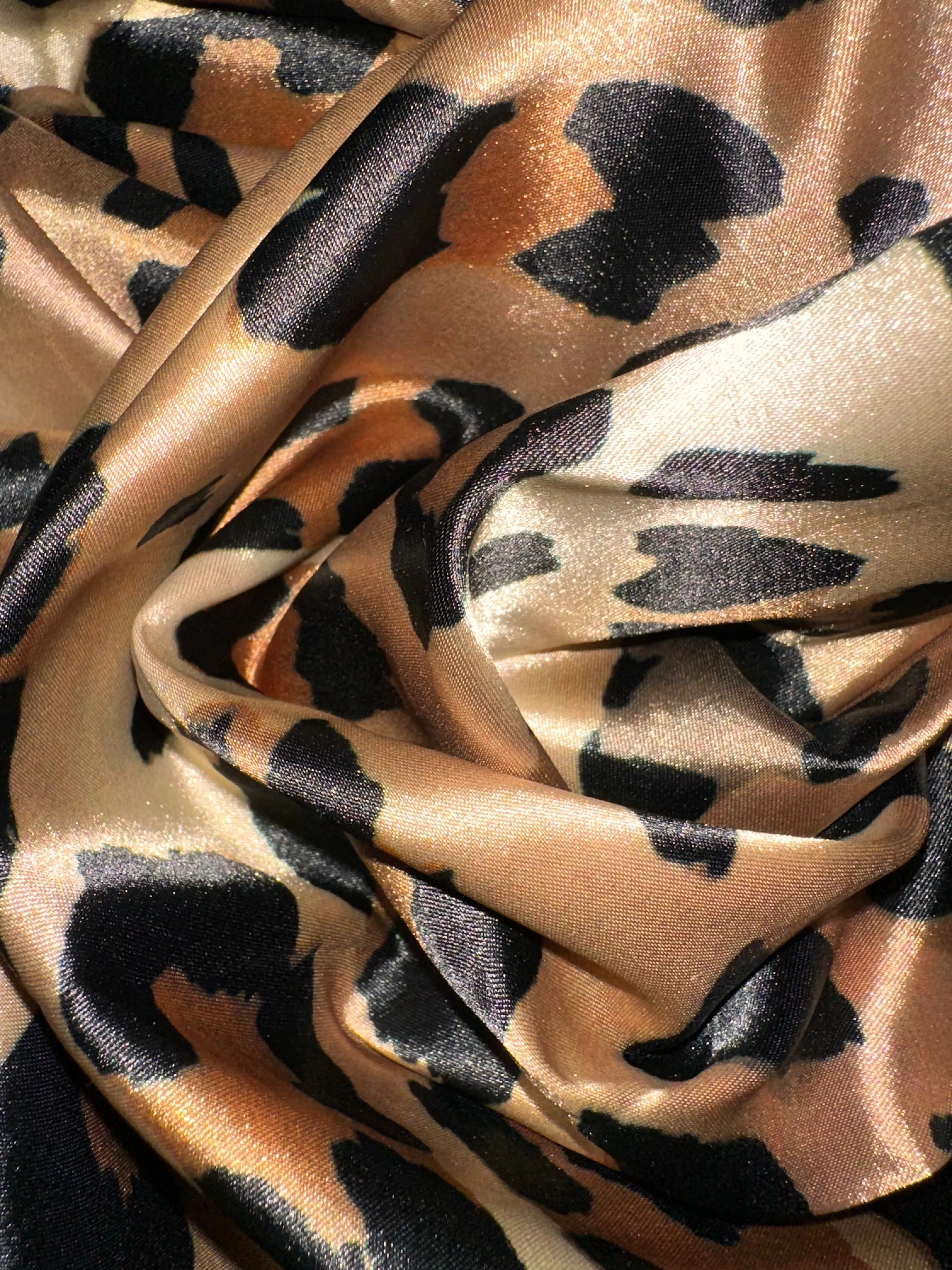 Glam Animal Print Skirt
