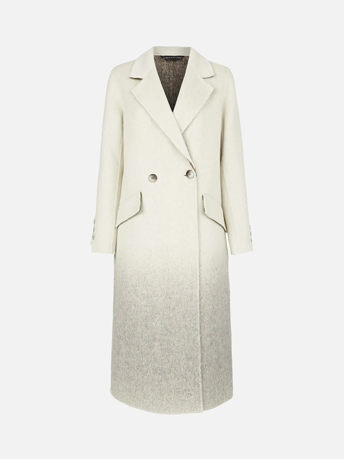 Gradient Double Breasted Coat