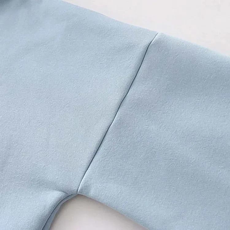 Harajuku Rabbit Hoodie - Embroidery and Wave Print Design