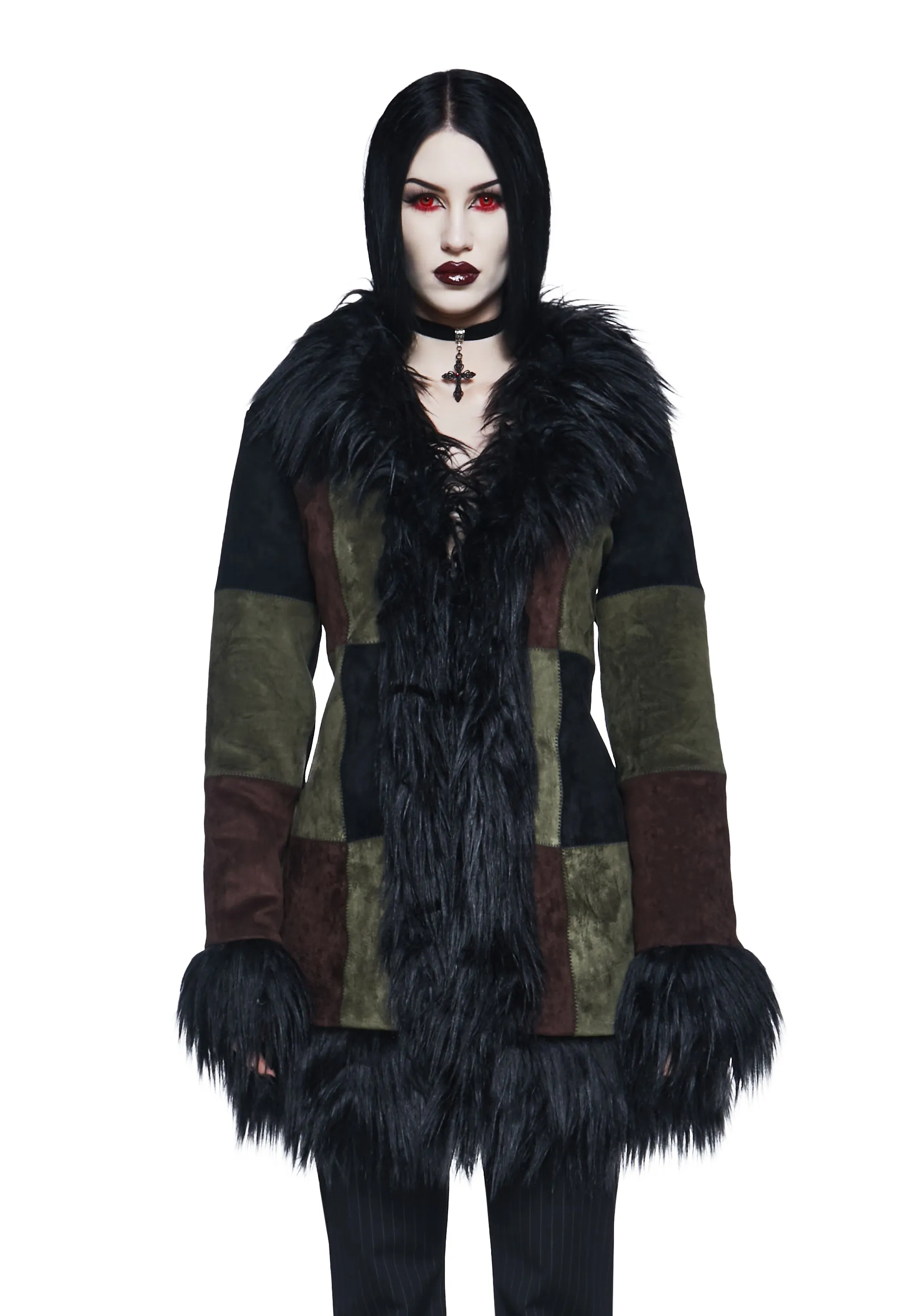 Hearing Heartbeats Faux Suede Coat