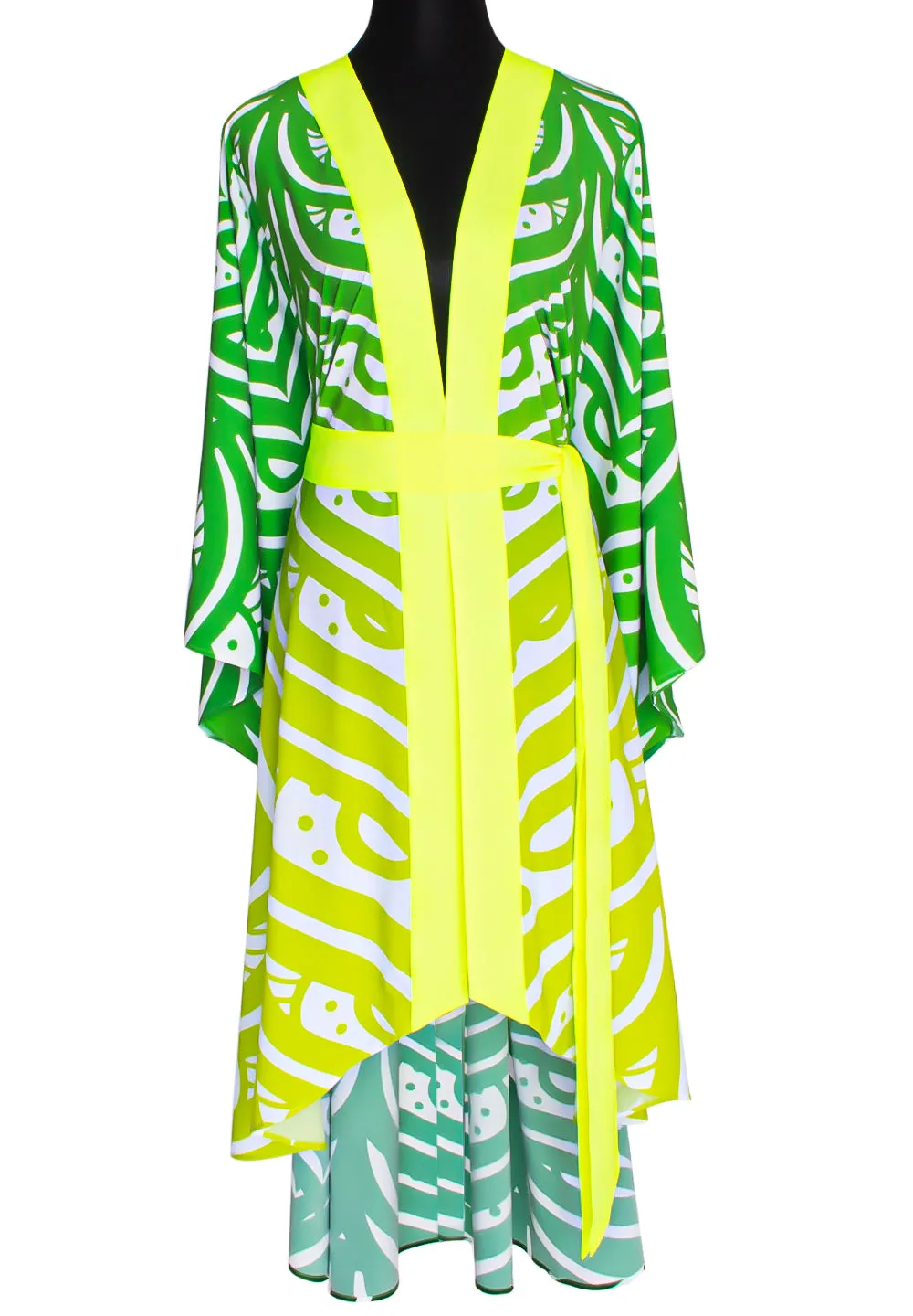 Heart Chakra - Kimono (Neon Yellow) - Long