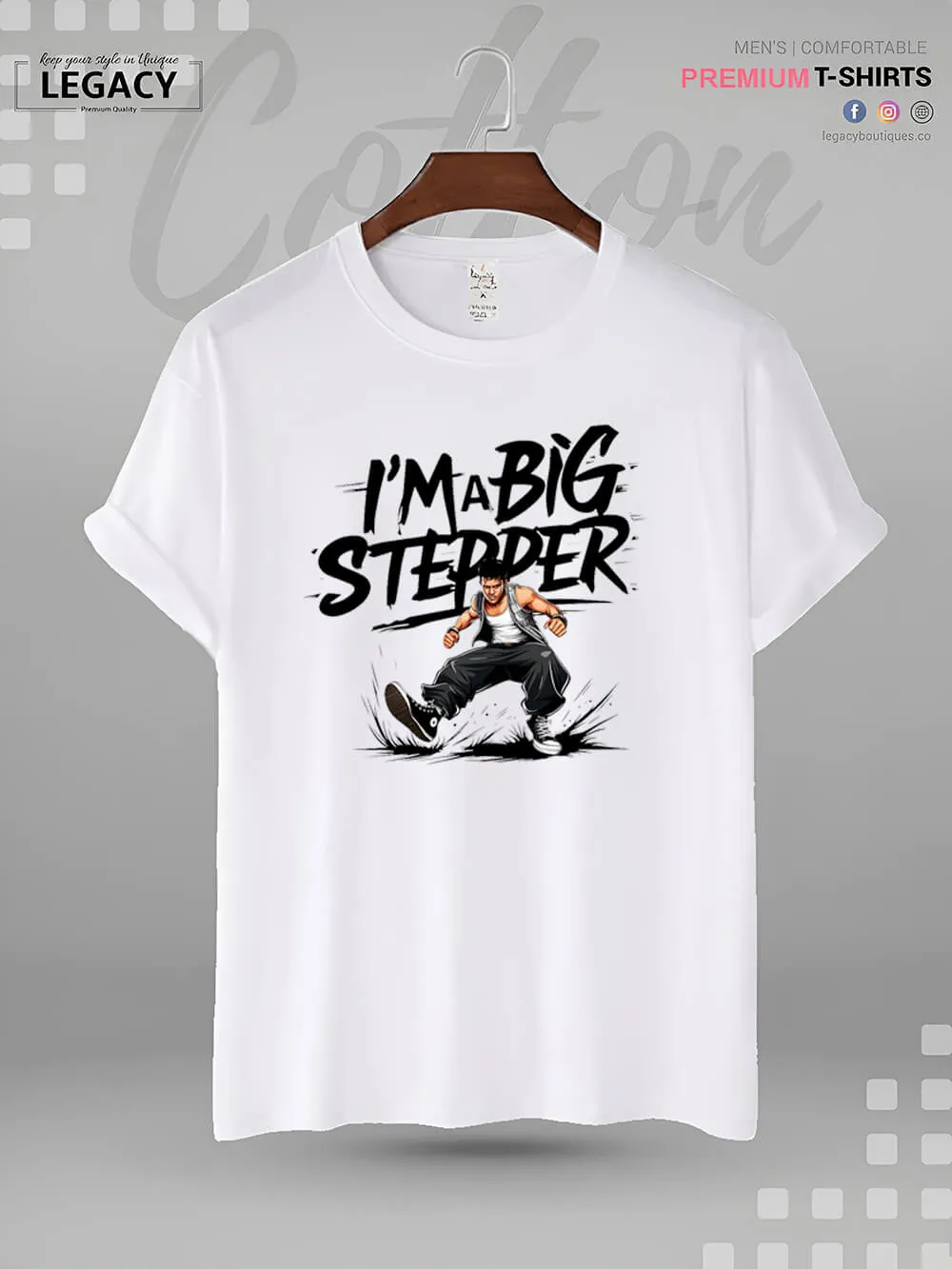 I'm A Big Stepper Print XXL Mens Tshirt In Lowest Price Only In BD