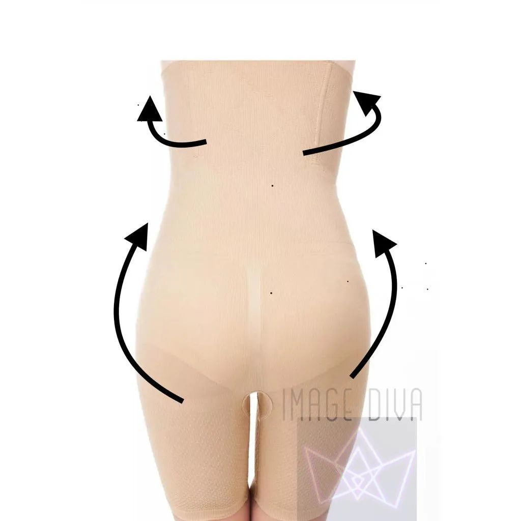 Image Diva High Waist Slimming Tummy Control Butt Lift Contouring Corset Body Shaper for Adults
