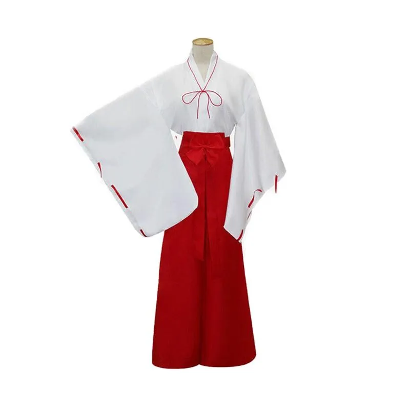 Inuyasha Kikyo Cosplay Kimono Costume