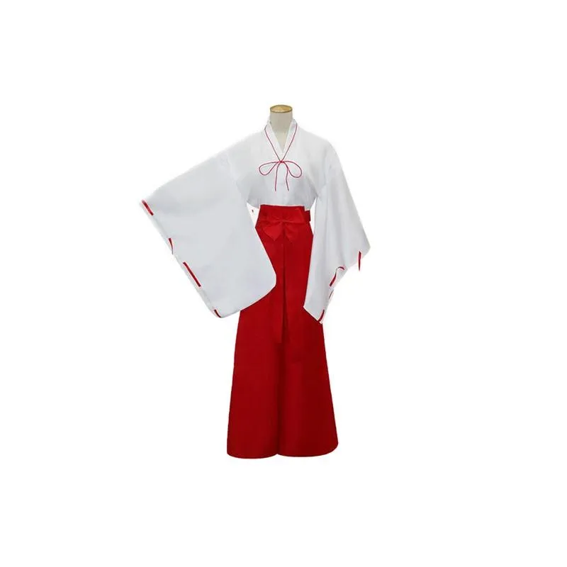 Inuyasha Kikyo Cosplay Kimono Costume