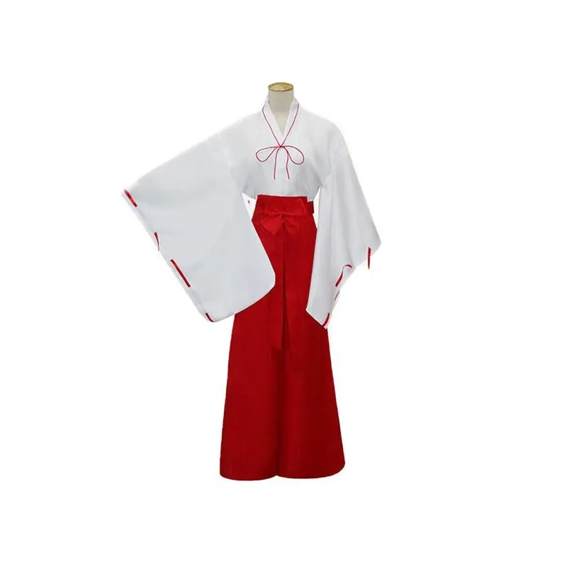 Inuyasha Kikyo Cosplay Kimono Costume