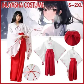 Inuyasha Kikyo Cosplay Kimono Costume