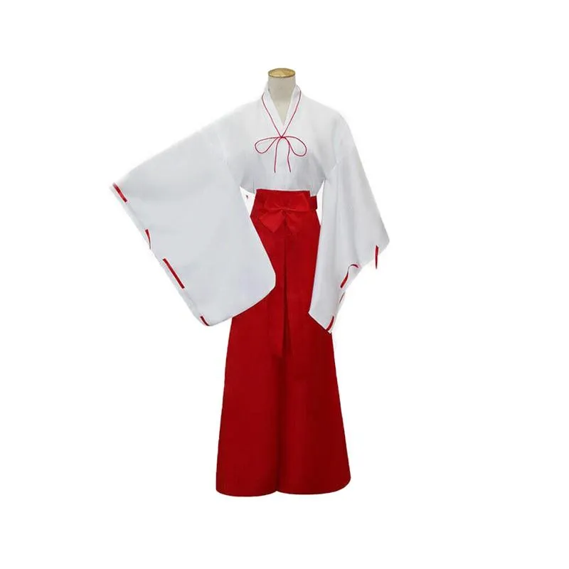 Inuyasha Kikyo Cosplay Kimono Costume
