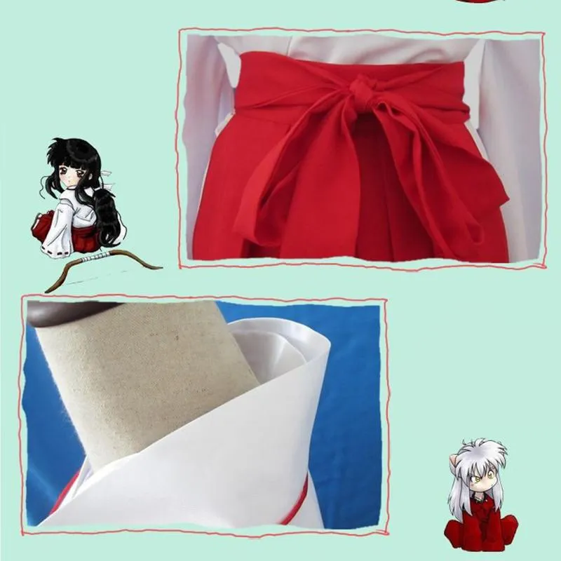 Inuyasha Kikyo Cosplay Kimono Costume