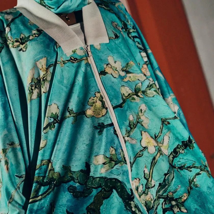 [JACKET KIMONO] FLOWERING ALMOND TREE BRANCHES | HAORI | VEDUTA
