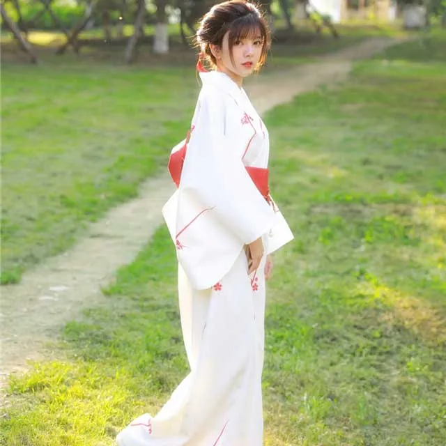 Japanese White Kimono