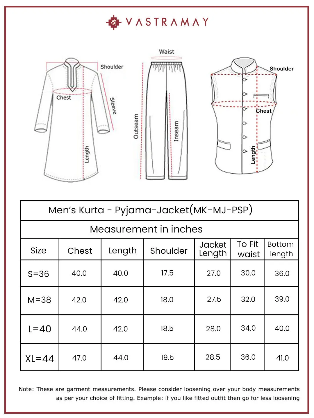 Jashvi Men's Black And Turquoise Viscose Jacket, Kurta and Pyjama Set