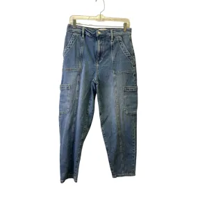 Jeans Straight By Loft In Blue Denim, Size:4