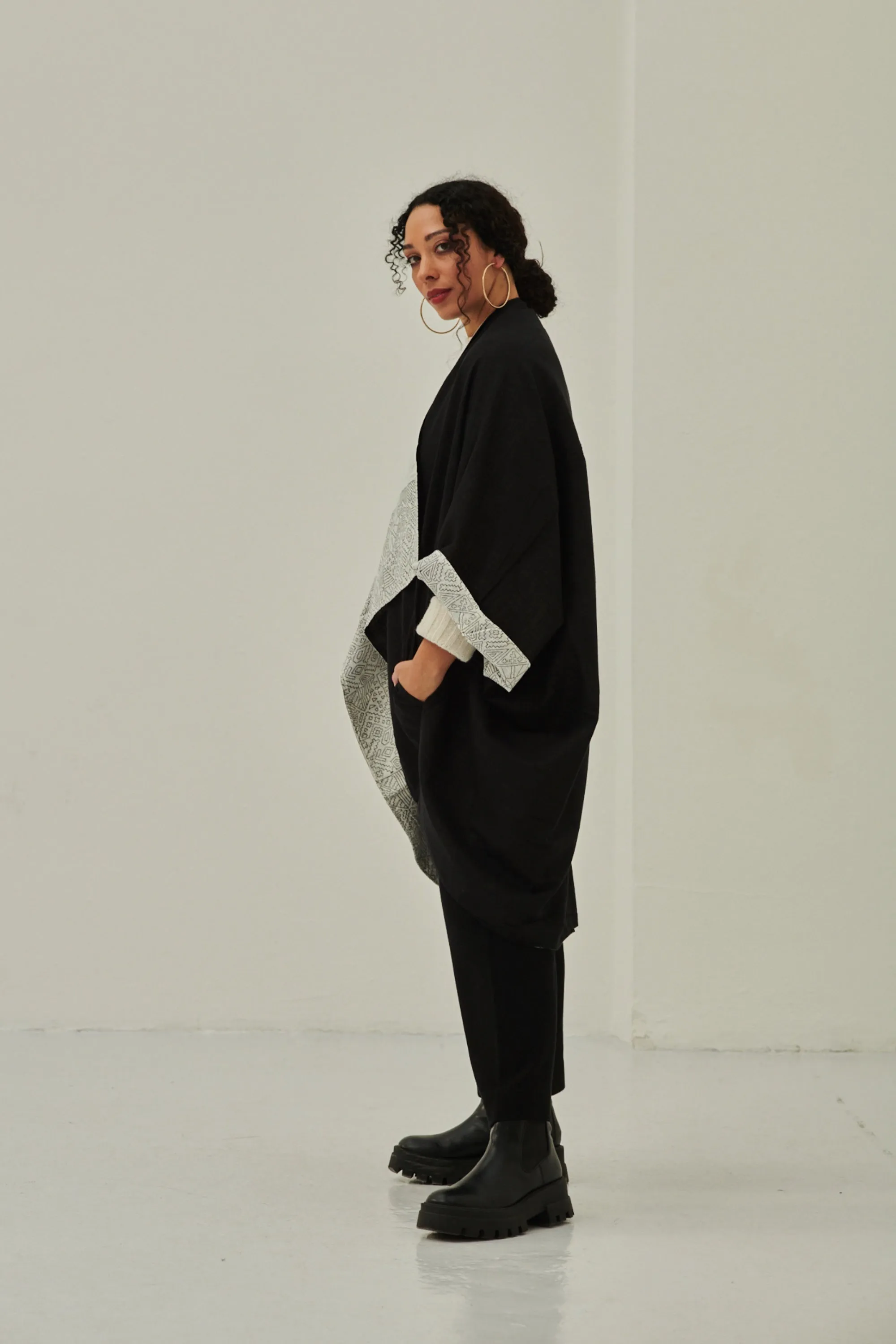 JIVA Cotton Kimono Sky