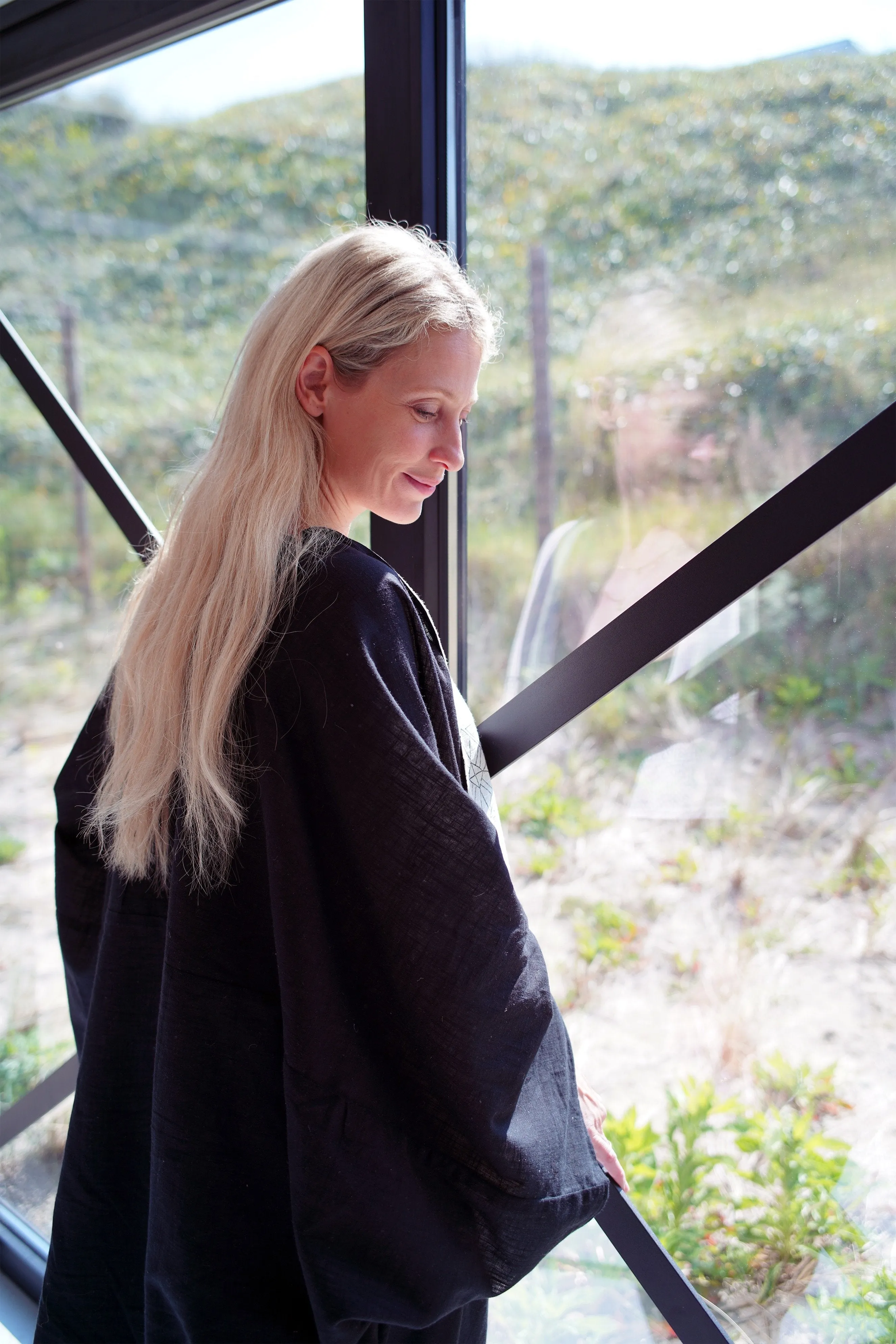 JIVA Cotton Kimono Sky