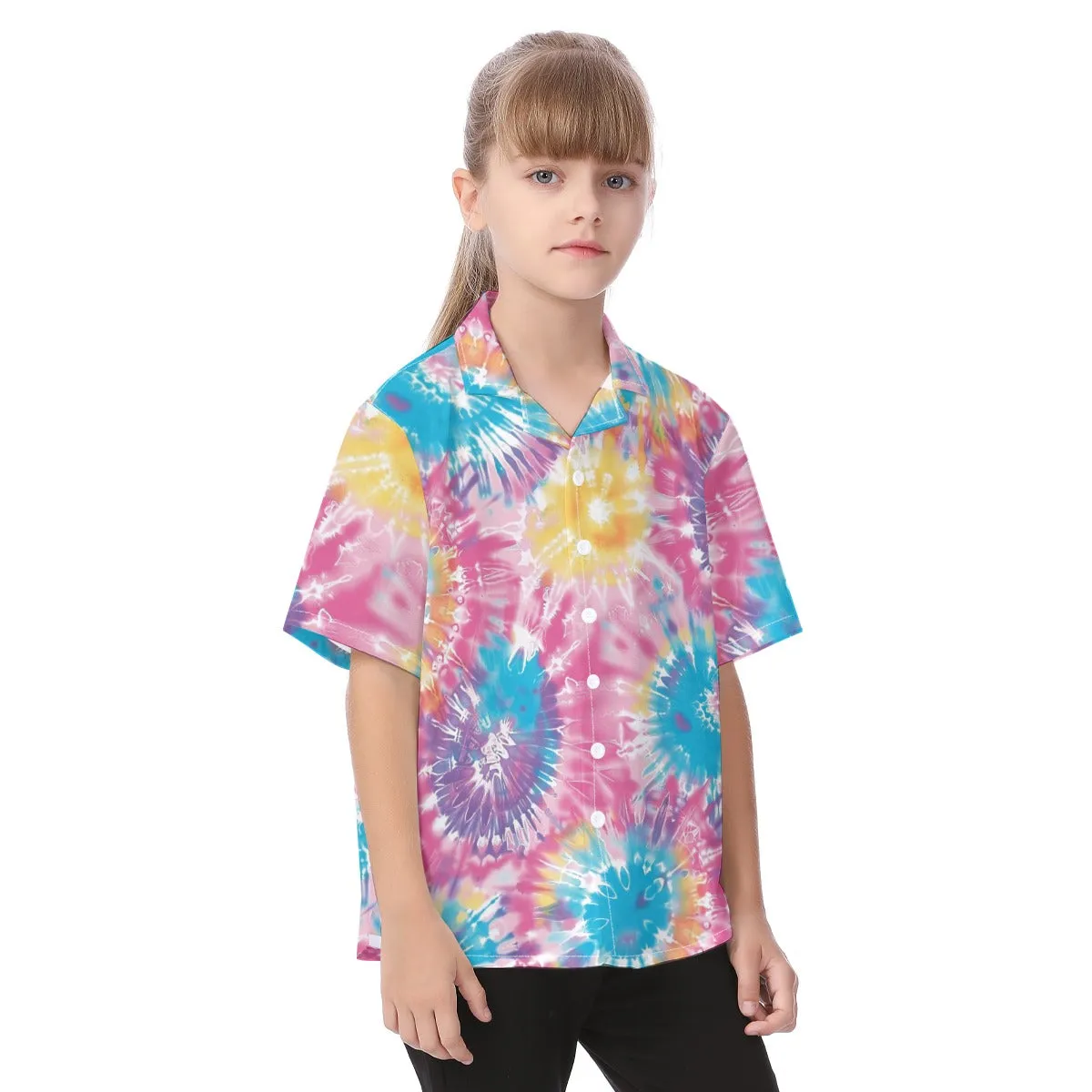 Kid's Hawaiian Vacation Shirt - Tie Dye (19) Designs