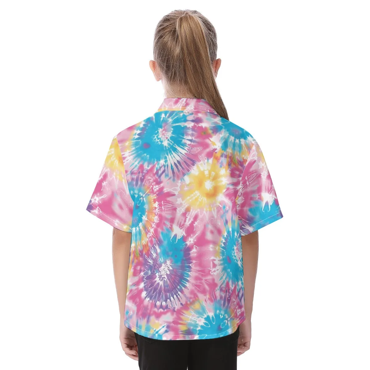Kid's Hawaiian Vacation Shirt - Tie Dye (19) Designs