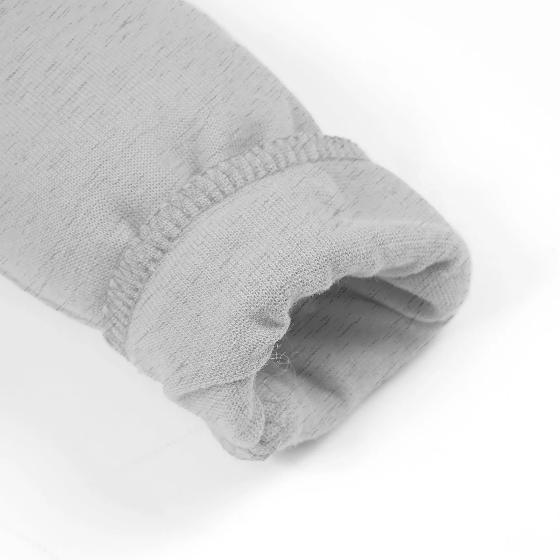 Kids Rib Innerwear Textured Grey Sw - Sunshine