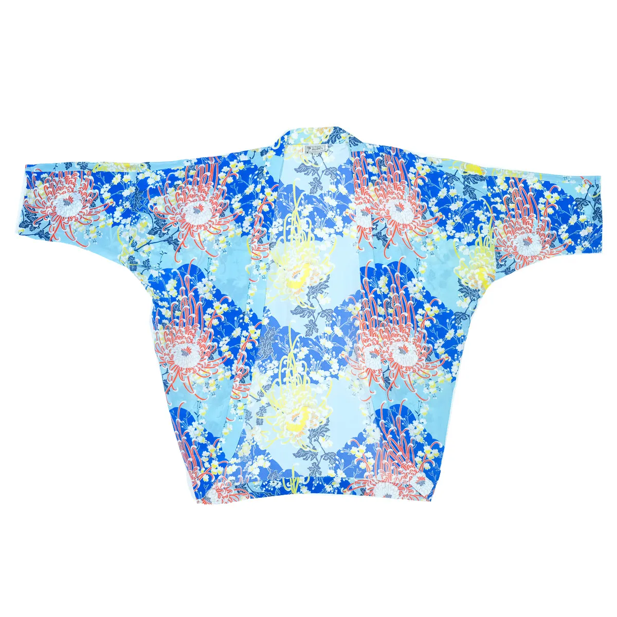 Kiku (Kimono Cover-Up) - Blue