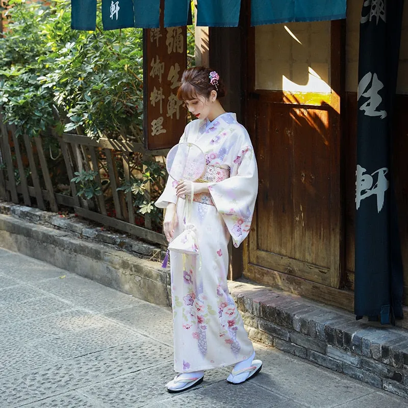 Kimono Beige Floral