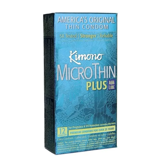 Kimono Micro Thin Condoms with Aqua Lube
