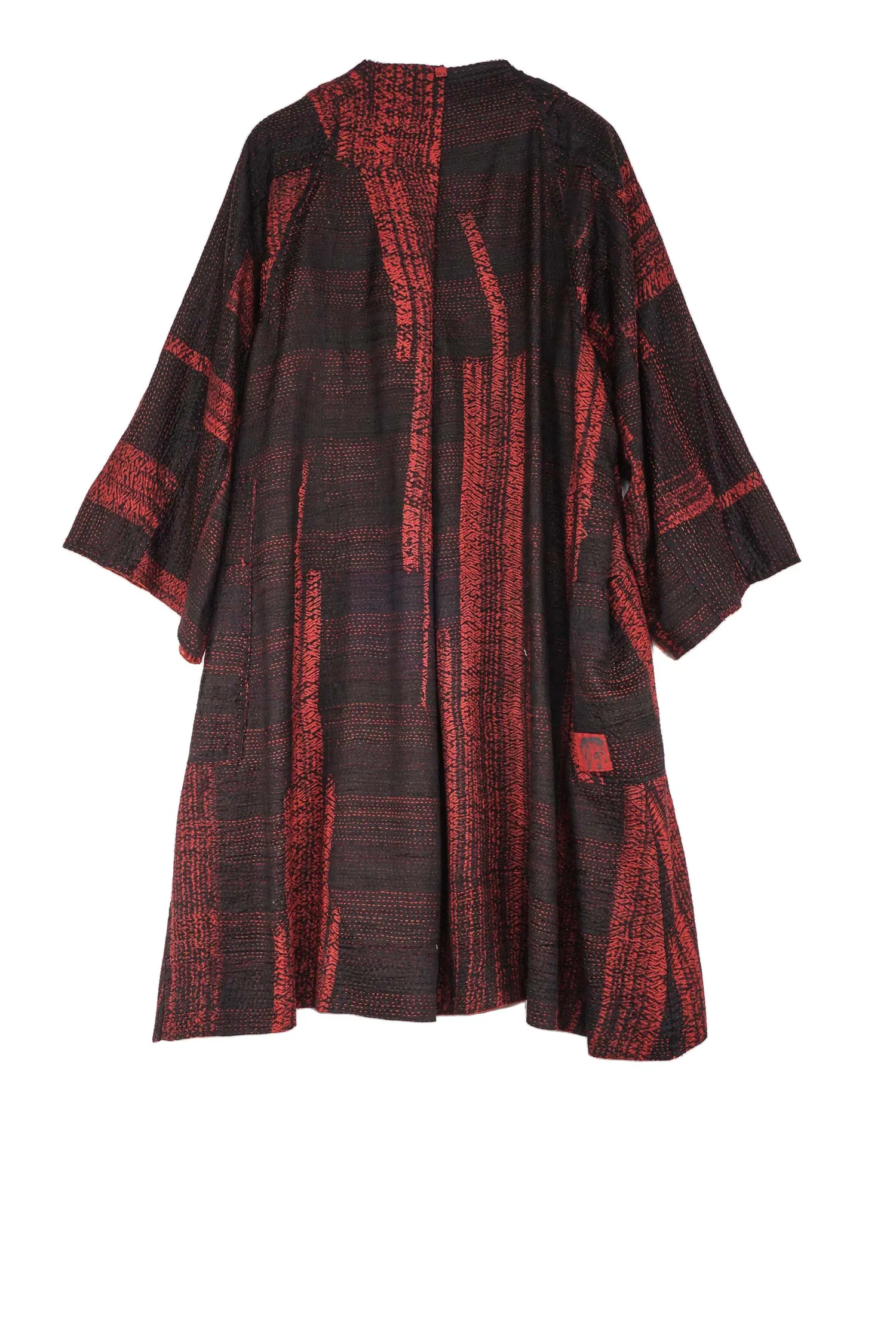 KIMONO PRINT KANTHA KIMONO DUSTER