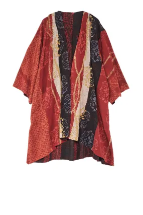 KIMONO PRINT KANTHA KIMONO DUSTER