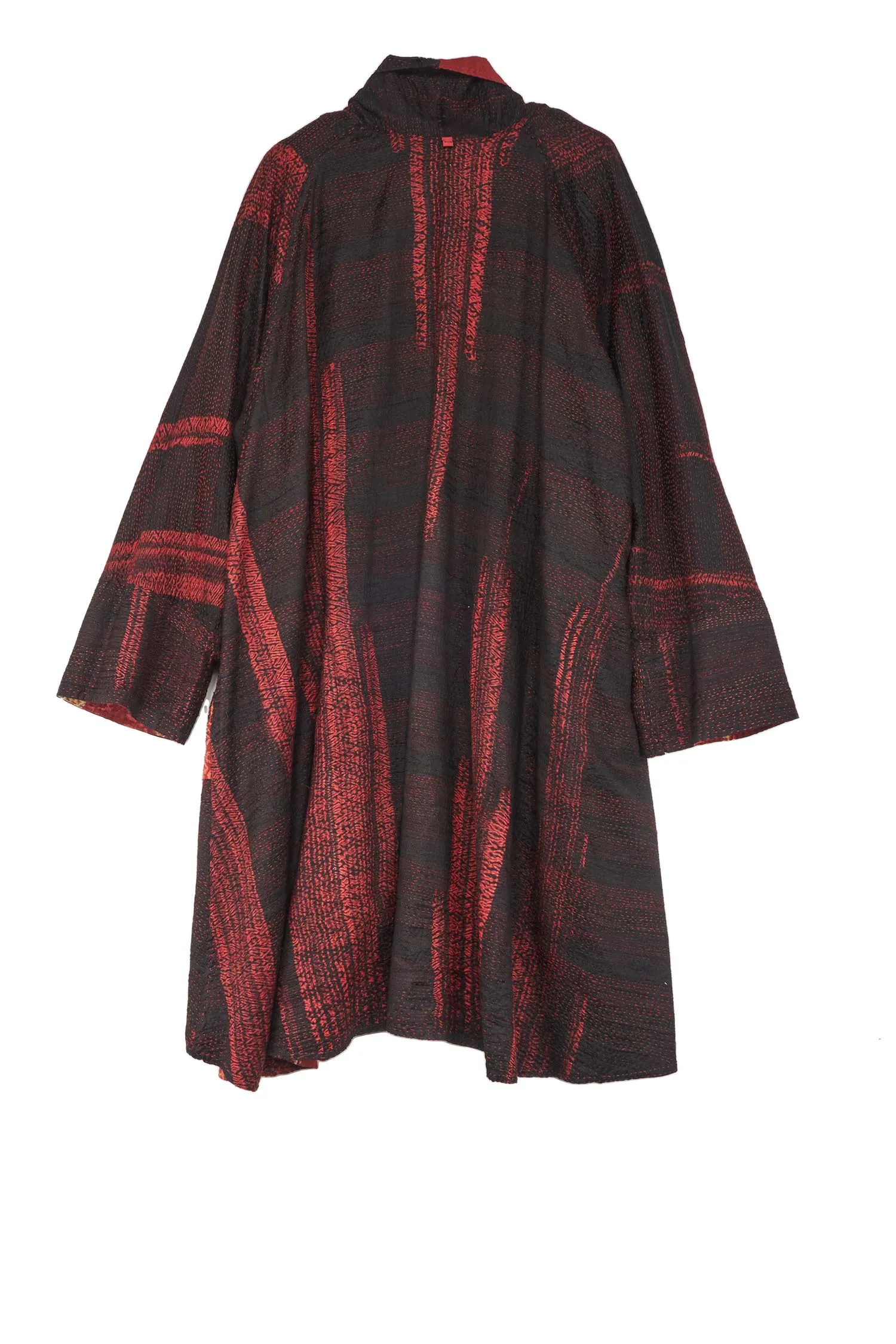 KIMONO PRINT KANTHA KIMONO LONG JKT