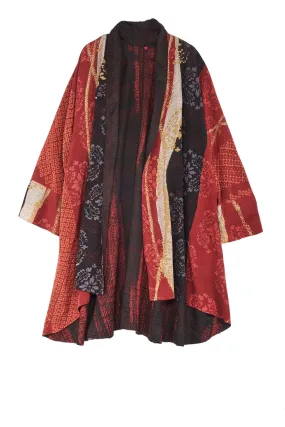 KIMONO PRINT KANTHA KIMONO LONG JKT