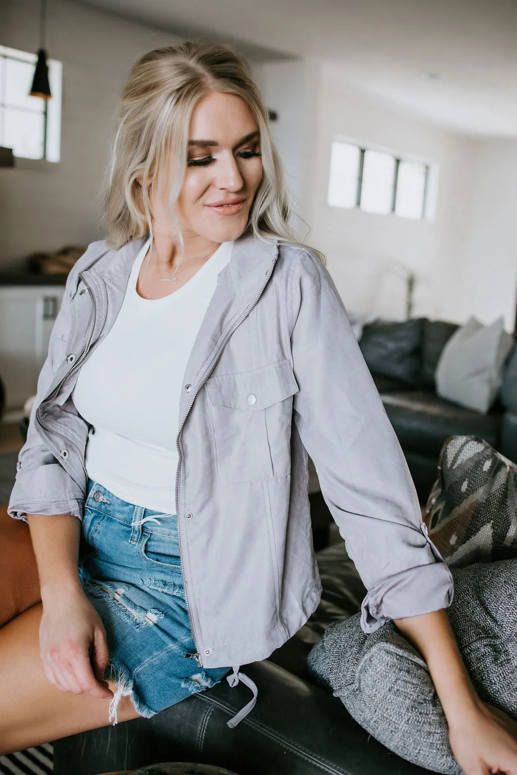 Kya Crop Utility Jacket