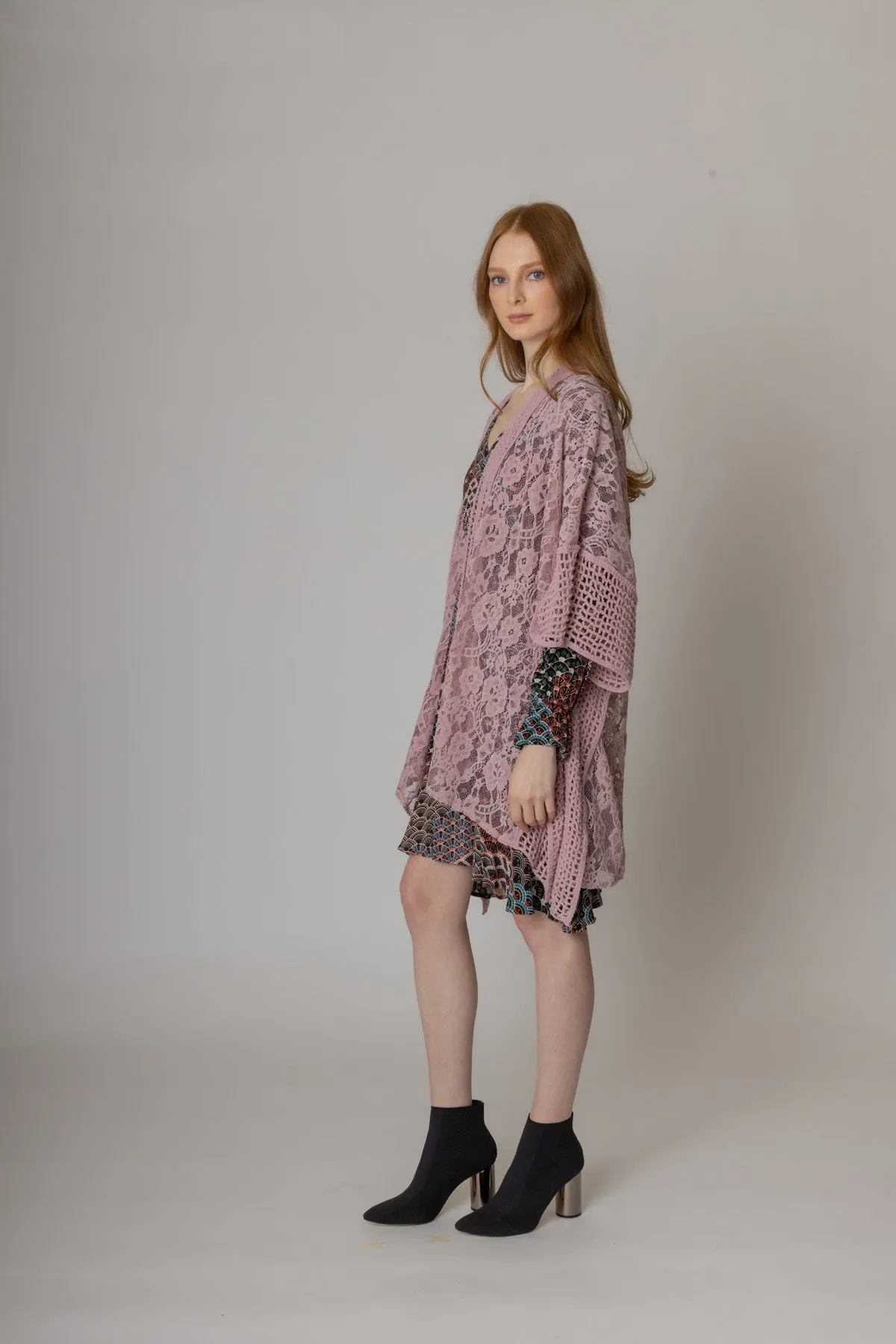 Lace Crochet Kimono