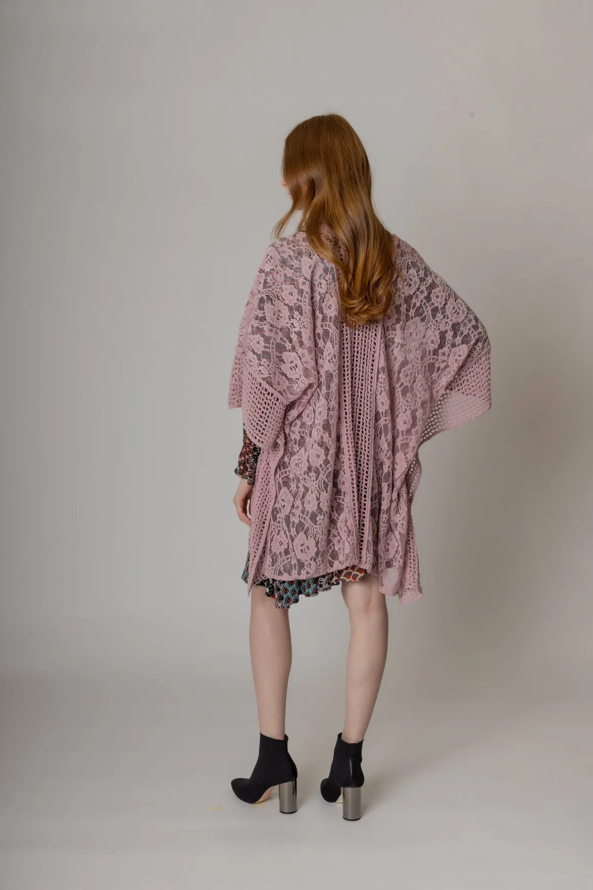 Lace Crochet Kimono