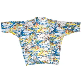 Land of Aloha (Kimono Cover-Up) - Teal