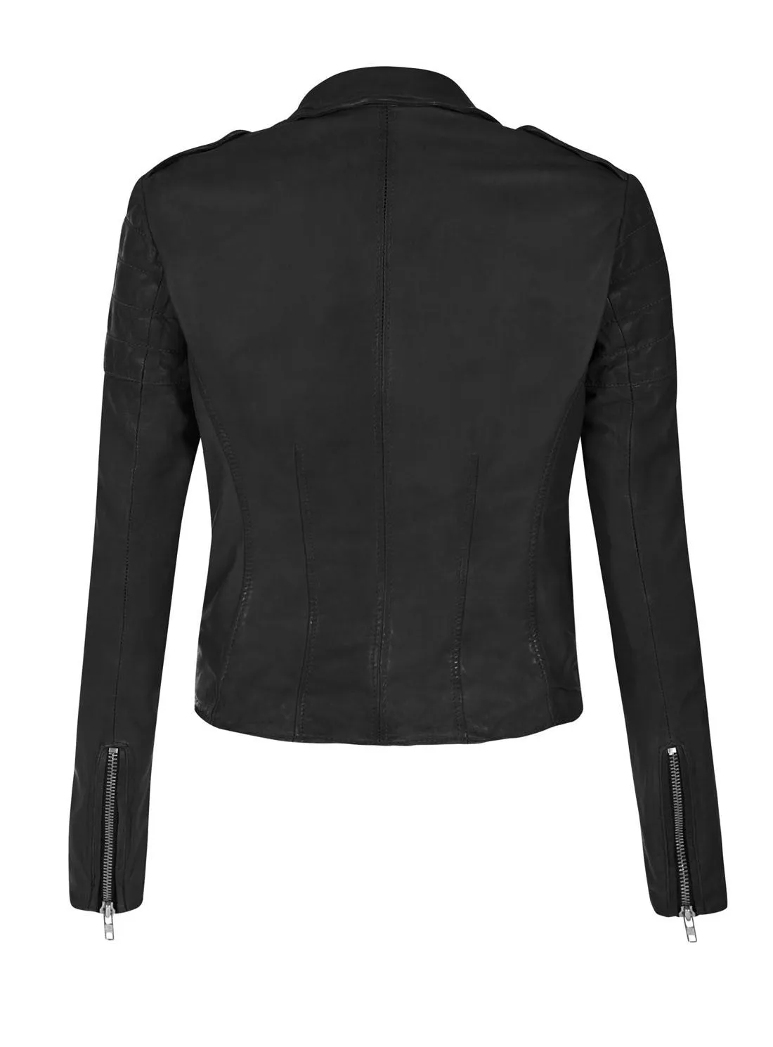 Leather Washed Vintage Women Jacket