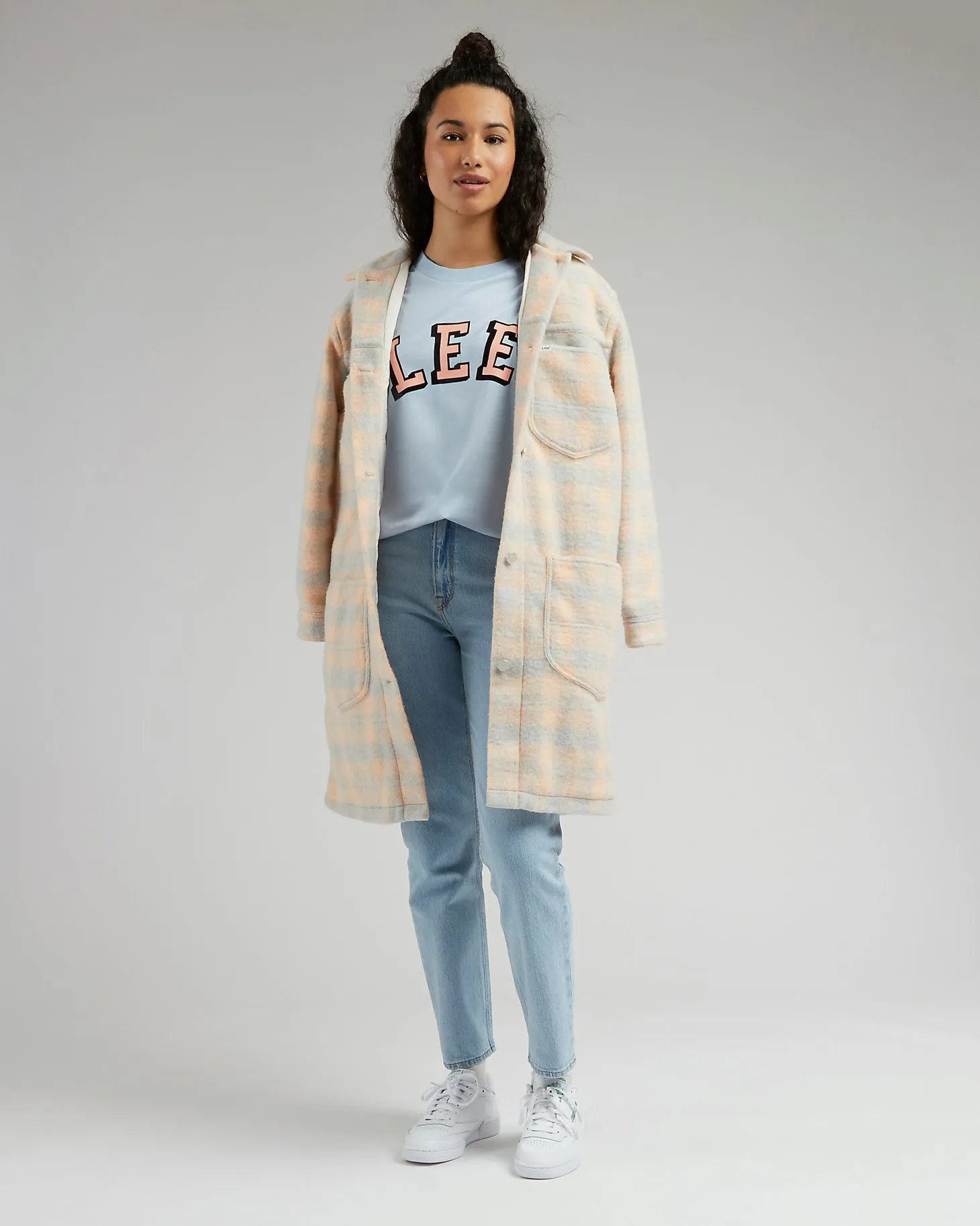Lee Carol Regular Straight Cropped Womens Jeans - Light Alton